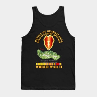 Army - 25th Infantry Division - WWII - Guadalcanal Tank Top